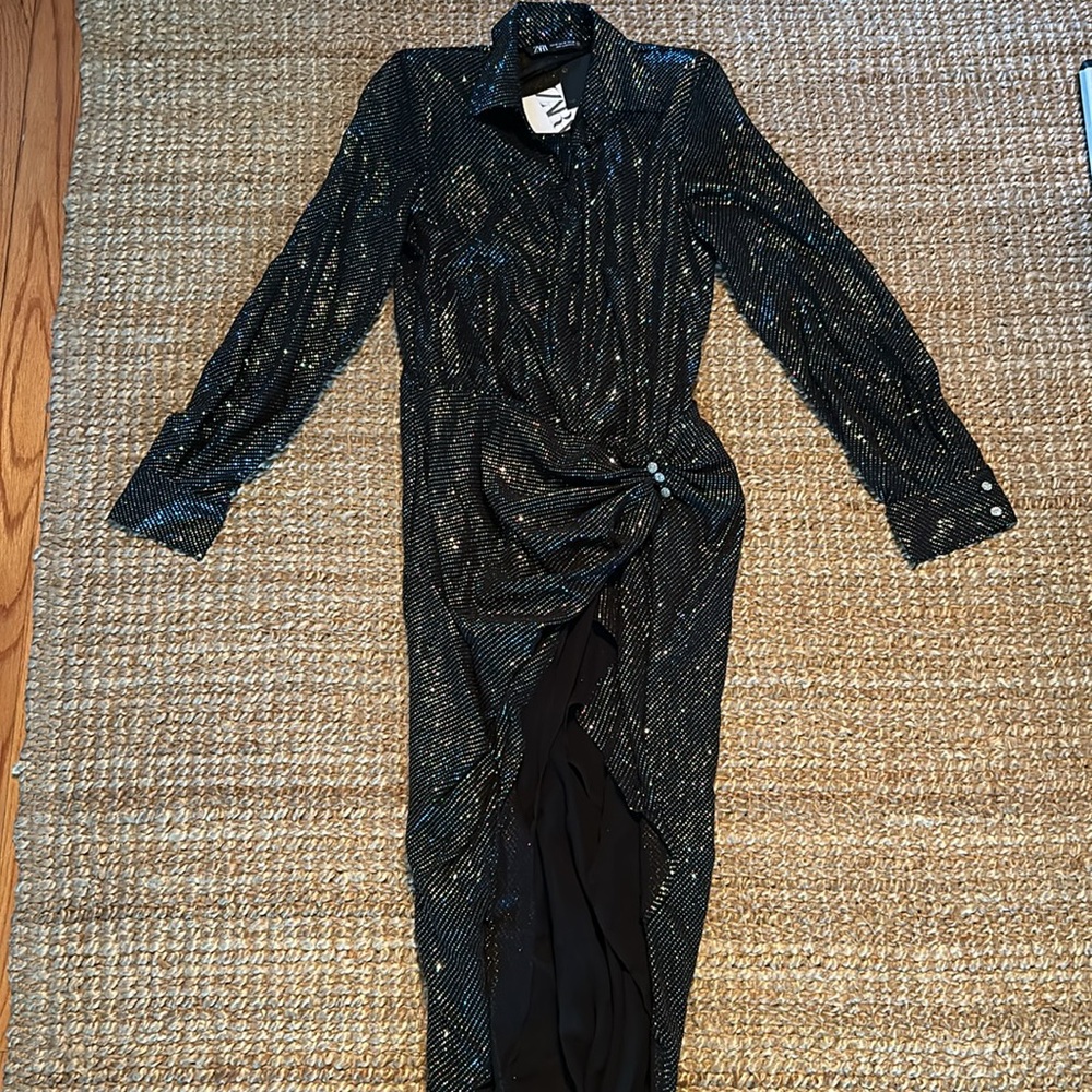 Zara sparkly dress. New with tags.